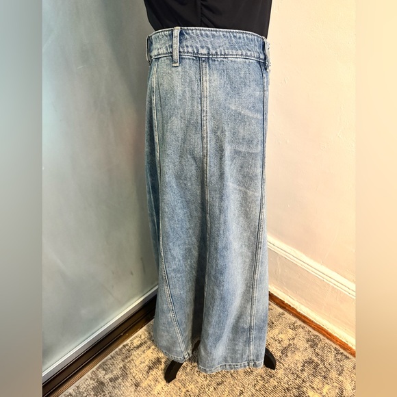 GAP Blue Midi A-line Skirt for Casual Occasions - Picture 7 of 8